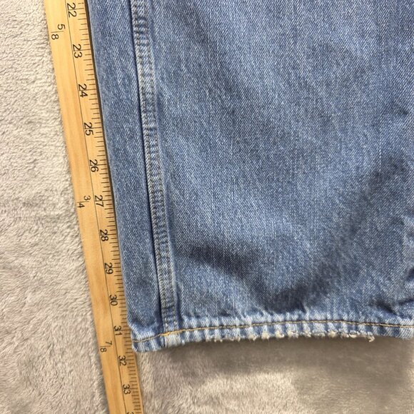 Good American Jeans Womens Size 18 Medium Wash Good 90's Straight Leg GNIC999T - Picture 8 of 10